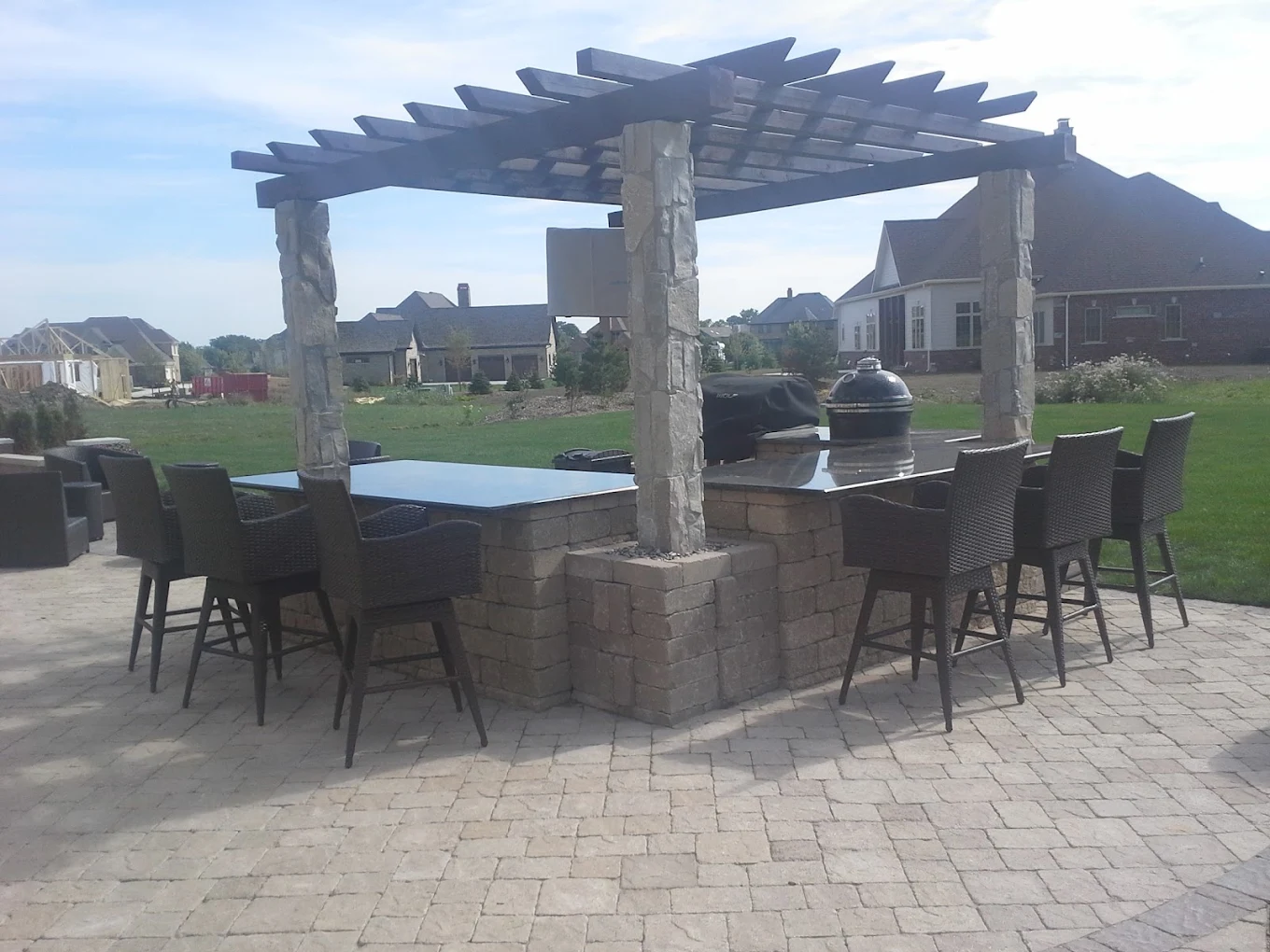 Outdoor kitchen and patio space - 2027 outdoor living trends