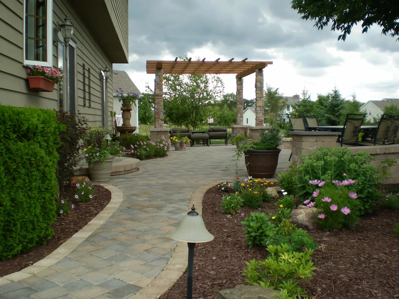 Paver patio installation in Fox Lake, WI - durable through Wisconsin winters