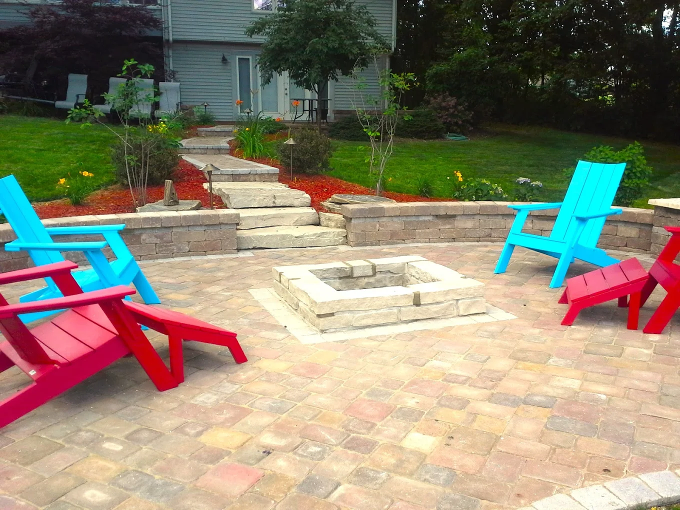 Complete outdoor transformation patio installation - Wind Lake, WI
